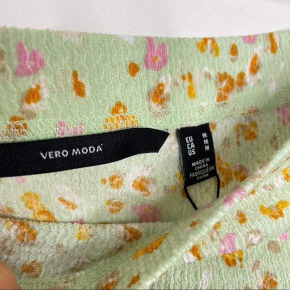 Stitch Fix l VERO MODA Floral Maxi Skirt In Pastel Green, Medium - Picture 3 of 8